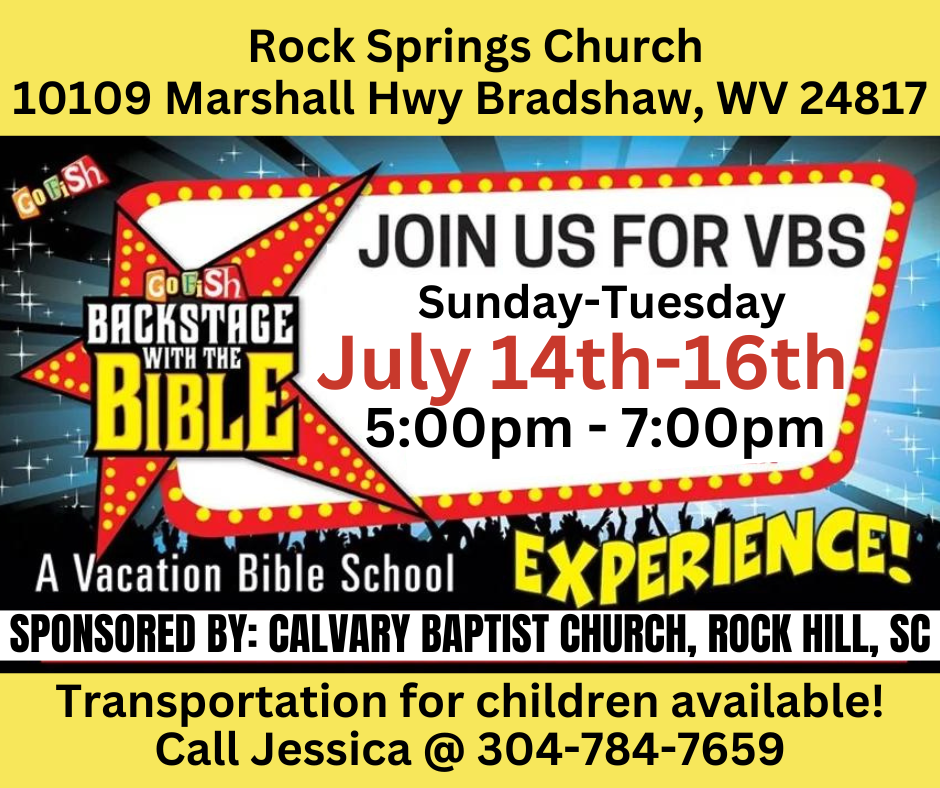VBS 2024: Join Us for Three Days of Fun, Learning, and Delicious Meals!