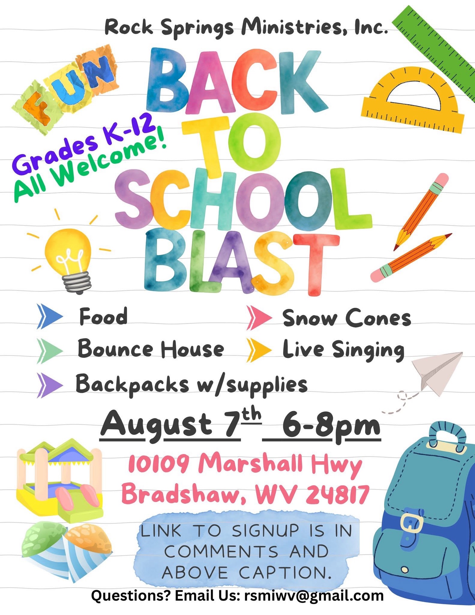 Tomorrow Evening!